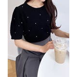 ビジュー付ブークレニット | INGNI | 詳細画像5