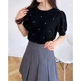 ビジュー付ブークレニット | INGNI | 詳細画像4