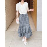 チュールフリル半袖ニットカーディガン | INGNI | 詳細画像2