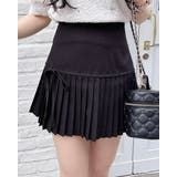 クロ | サイドリボンプリーツミニスカパン | INGNI 