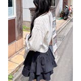 リボン柄パターンメッシュニットカーディガン | INGNI | 詳細画像4