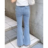メタル付フロントスリットハイウエストフレアパンツ | INGNI | 詳細画像19