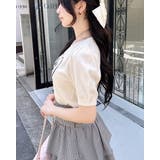 ハートジャガードロゴ半袖ニット | INGNI | 詳細画像4