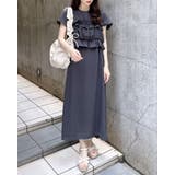 【WEB限定】フリルリボンビスチェ+ワンピースセット | INGNI | 詳細画像3