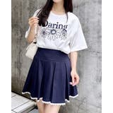 裾レースミニ裏毛プリーツスカート | INGNI  | 詳細画像9 