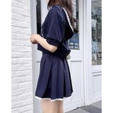 裾レースミニ裏毛プリーツスカート | INGNI  | 詳細画像6 