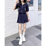 裾レースミニ裏毛プリーツスカート | INGNI  | 詳細画像3 