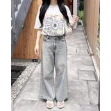 カラフル花刺繍Tシャツ | INGNI  | 詳細画像2 