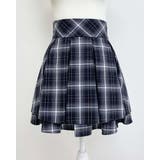 バックレースアップチェック柄タックフレアスカート | INGNI | 詳細画像8