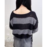 ドロストモヘアボーダーニット | INGNI  | 詳細画像10 