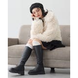 ステンカラーフロント.ZIPプードルファーブルゾン | INGNI | 詳細画像5