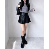 フェイクレザープリーツスカパン | INGNI  | 詳細画像6 