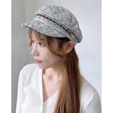 チェーン付ツイードキャスケット | INGNI  | 詳細画像7 