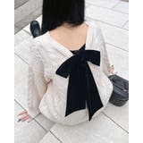 5G Backベロアリボンケーブルチュニックニット | INGNI | 詳細画像8