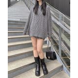 5G Backベロアリボンケーブルチュニックニット | INGNI | 詳細画像9