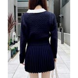 7Gフェザー衿ケーブルニットCD+ニットSK/SET | INGNI  | 詳細画像7 