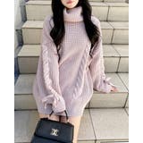 5Gタートルネックルーズチュニックニット | INGNI  | 詳細画像2 