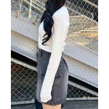 12Gメタルプリントリブニット | INGNI | 詳細画像8