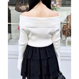 12GリボンオフショルフレアSニット | INGNI  | 詳細画像4 