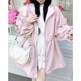 ミドル丈袖リボン2WAYマンパー | INGNI  | 詳細画像1 