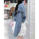 袖リボンクロップド丈Gジャン | INGNI  | 詳細画像5 