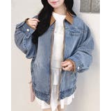 衿異素材FZIPデニムジャケット | INGNI  | 詳細画像7 