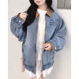 衿異素材FZIPデニムジャケット | INGNI  | 詳細画像1 