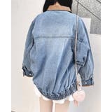 衿異素材FZIPデニムジャケット | INGNI  | 詳細画像4 