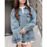 衿異素材取り外しBIG Gジャン | INGNI  | 詳細画像7 