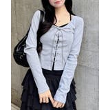 キャミレイヤード風リブレースアップTOPs | INGNI  | 詳細画像7 