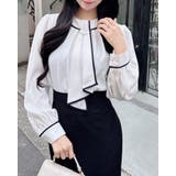 パール装飾チェーン付トロミBL | INGNI  | 詳細画像1 