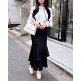 パール装飾チェーン付トロミBL | INGNI  | 詳細画像3 