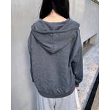 ムラ染め貼付ロゴZIPパーカー | INGNI  | 詳細画像8 