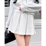 オフホワイト | 裏毛プリーツSK | INGNI 