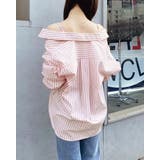 2wayオフショルストライプ柄SH | INGNI  | 詳細画像8 
