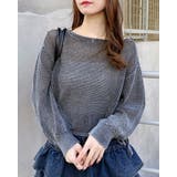 クロ | 7Gウォッシュドロストメッシュニット | INGNI 