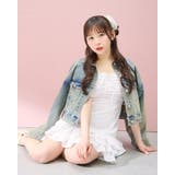綿レースフリルミニキャミワンピ | INGNI | 詳細画像1