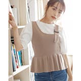 12Gペプラムニットビスチェ+半袖T/SET | INGNI | 詳細画像18