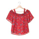 ボルドー | 【2018春夏】花柄オフショル/TOPS | INGNI