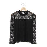 クロ | レースHNシャーリングTOPS | INGNI 