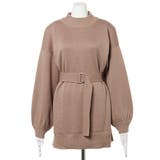 12Gミラノリブサッシュ付モックネックチュニックニット | INGNI  | 詳細画像2 