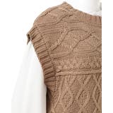 パッチワークケーブルベスト+SH SET | INGNI  | 詳細画像21 