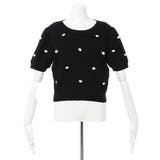 12Gフラワーケーブル半袖ニット | INGNI  | 詳細画像17 