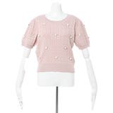 12Gフラワーケーブル半袖ニット | INGNI  | 詳細画像18 