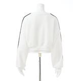 袖レースラインショート裏毛トップス | INGNI | 詳細画像4