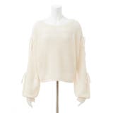 7Gメッシュショルダースリットリボンニット | INGNI  | 詳細画像2 