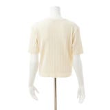 【WEB限定】国旗柄ジャガード半袖ニット | INGNI  | 詳細画像4 