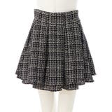 クロオフ/ツイード | バックレースアップツイードタックフレアスカート | INGNI 