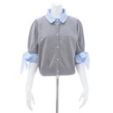 12G袖リボンシャツレイヤード風ニット | INGNI  | 詳細画像2 