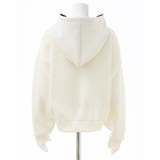 ダンボールハーフZIP胸ロゴパーカー | INGNI  | 詳細画像4 